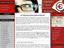 Tablet Screenshot of paidcheck24.de